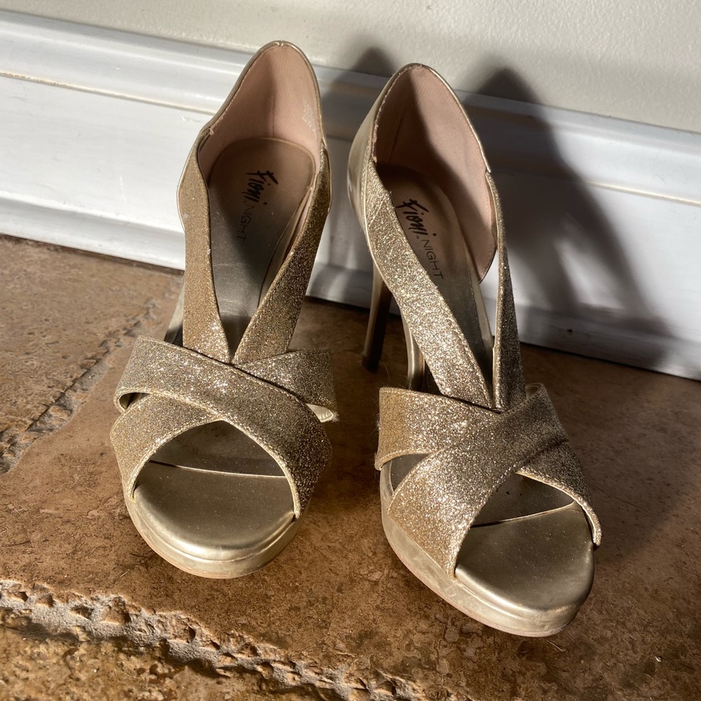 Gold heels